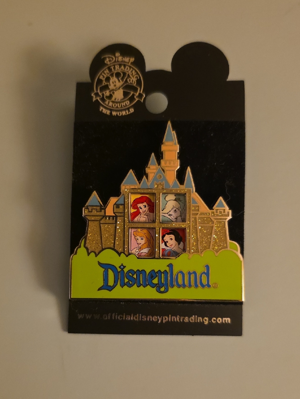 Disneyland Princess Castle Pin - Gold, Blue, Green